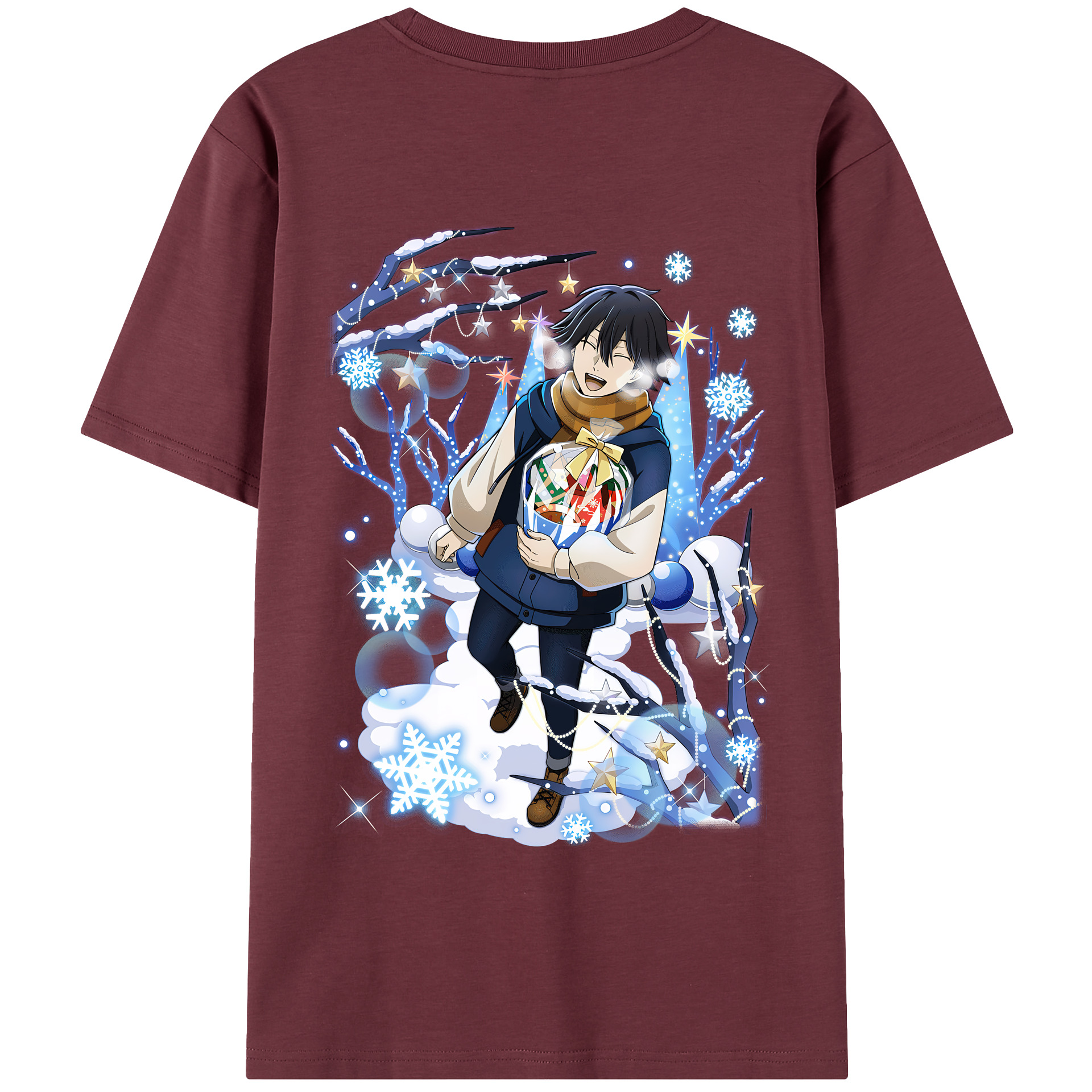 （画像用） 文豪ストレイドッグス Bungo Stray Dogs 綿100％半袖Tシャツ（背面プリント）